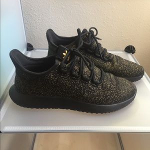 Adidas Tubular Shadow Ortholite, black and gold